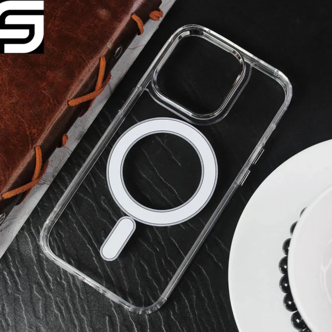 iPhone 16 Pro Max Clear MagSafe Case – Ultra Slim, Shockproof, Wireless Charging Ready